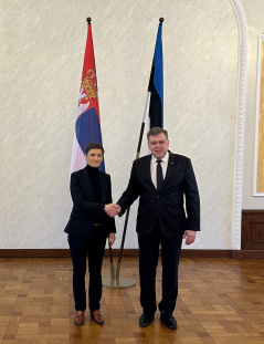 22 January 2026 The National Assembly Speaker with the Estonian Parliament Speaker